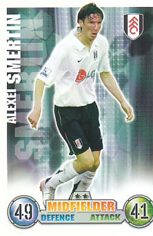Alexei Smertin Fulham 2007/08 Topps Match Attax #137